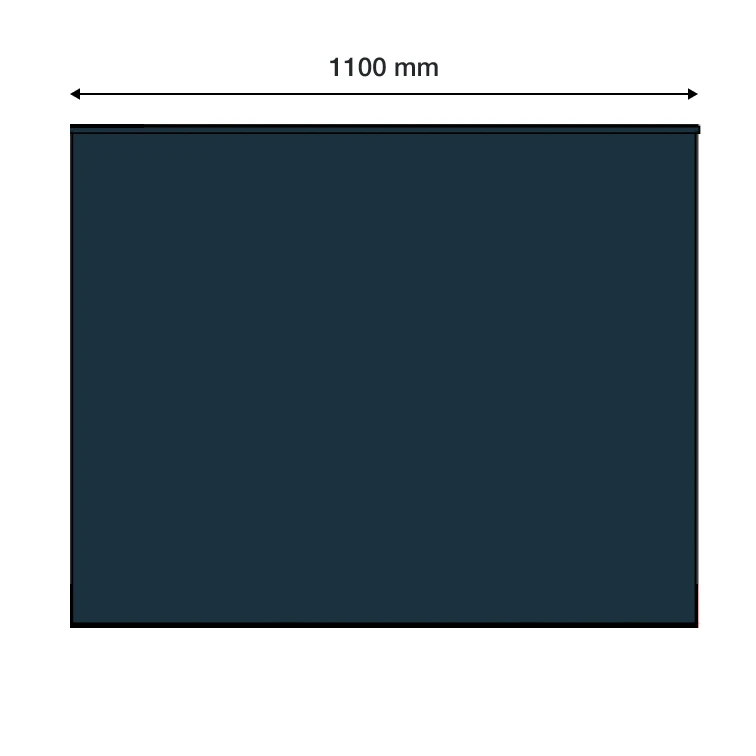 Image de face, taille