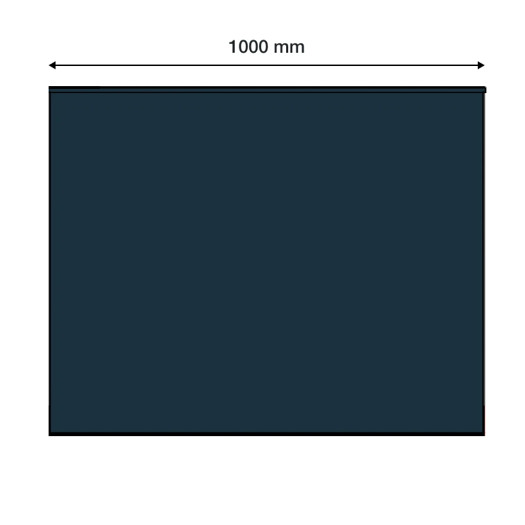 Image de face, taille