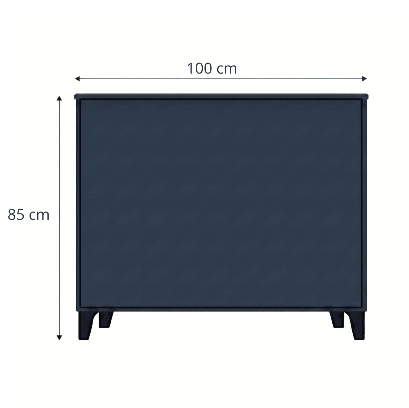 Image de face, taille