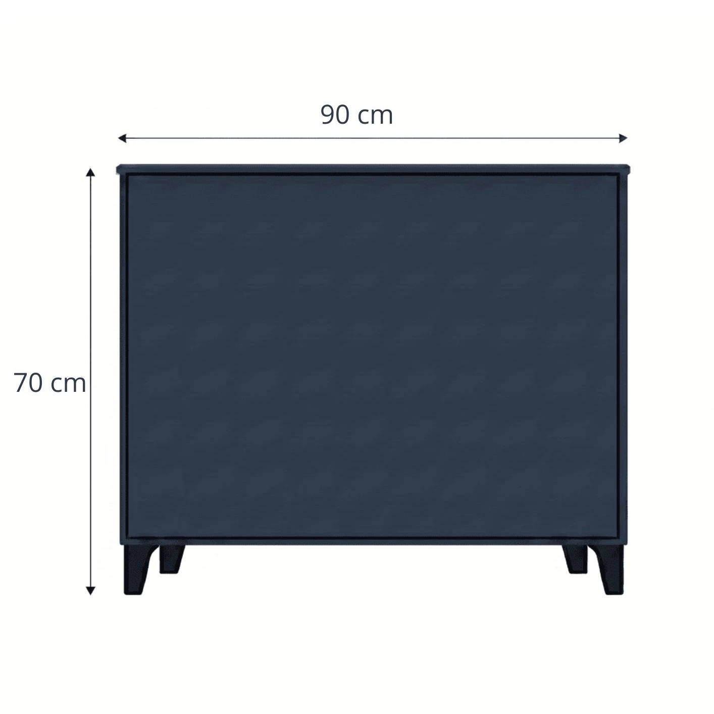 Image de face, taille